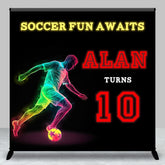 Aperturee - Aperturee Soccer Fun Awaits Football Custom 10th Backdrop